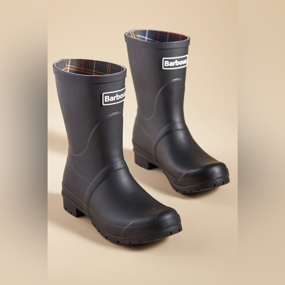 Barbour x Free People Banbury Wellington Wellies Rainboots Boots Shoes sz 7